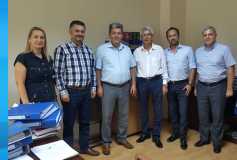 Yeni Yönetim Kurulumuz, Çorlu İhtisas Vergi Dairesi Başkanı Sayın Celil Eskici'yi Makamında Ziyaret Etmişlerdir