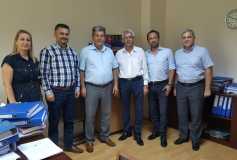 Yeni Yönetim Kurulumuz, Çorlu İhtisas Vergi Dairesi Başkanı Sayın Celil Eskici'yi Makamında Ziyaret Etmişlerdir