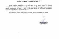 25.04.2019 Geri Kazanım Katılım Payı Beyannameleri
