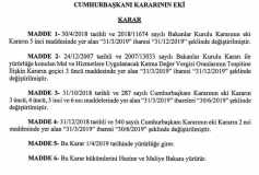 Cumhurbaşkanı Kararı