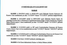 Cumhurbaşkanı Kararı