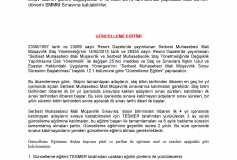 Smmm Sınavlarına, Staj Bitim Tarihinden İtibaren İlk 4 Yıl İçerisinde Katılmamış Aday Meslek Mensuplarının Staj Yönetmeliği Ve Staj Uygulama Yönergesi Kapsamında Almaları Gereken "güncelleme Eğitimi" Açılmıştır.