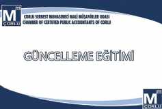 Smmm Sınavlarına, Staj Bitim Tarihinden İtibaren İlk 4 Yıl İçerisinde Katılmamış Aday Meslek Mensuplarının Staj Yönetmeliği Ve Staj Uygulama Yönergesi Kapsamında Almaları Gereken "güncelleme Eğitimi" Açılmıştır.