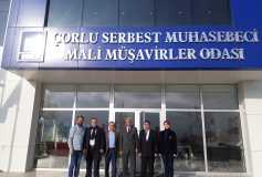 03.12.2018 Tekirdağ Smmm Odası Yönetim Kurulu Odamız Yönetim Kurulunu Ziyaret Etmişlerdir.