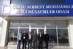 03.12.2018 Tekirdağ Smmm Odası Yönetim Kurulu Odamız Yönetim Kurulunu Ziyaret Etmişlerdir.