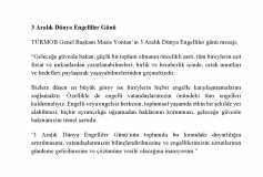 3 Aralık Dünya Engelliler Günü