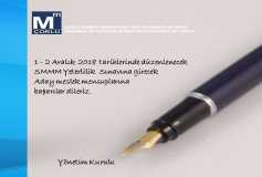 1-2 Aralık 2018 Tarihlerinde Düzenlenecek Smmm Yeterlilik Sınavına Girecek Aday Meslek Mensuplarına Başarılar Dileriz. Yönetim Kurulu