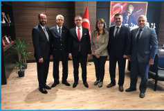 Çorlu Smmm Odası Yönetim Kurulumuzun Çorlu Kaymakamlık Görevine Başlayan Cafer Sarili Kaymakamımızı Ziyareti