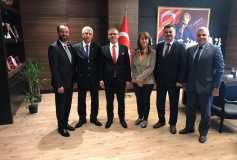 Çorlu Smmm Odası Yönetim Kurulumuzun Çorlu Kaymakamlık Görevine Başlayan Cafer Sarili Kaymakamımızı Ziyareti