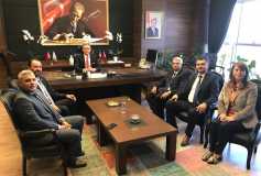 Çorlu Smmm Odası Yönetim Kurulumuzun Çorlu Kaymakamlık Görevine Başlayan Cafer Sarili Kaymakamımızı Ziyareti