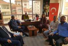 Çorlu İşkur Müdürü Aslıhan Moğulkoç'u, Odamız Yönetim Kurulu Ziyaret Etmiştir