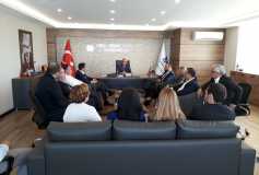 Chp İlçe Başkanı Yıldıray Arici'nın Yönetim Kuruluna Ziyarti