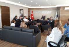 Chp İlçe Başkanı Yıldıray Arici'nın Yönetim Kuruluna Ziyarti