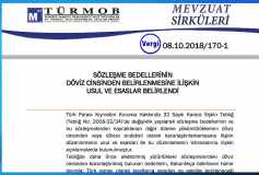 Sözleşme Bedellerinin Döviz Cinsinden Belirlenmesine İlişkin Usul Ve Esaslar Mevzuat Sirküleri