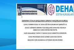 Smmm Staja Başlama Sınavı Hazırlık Kursu
