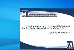 Kurban Bayramınızı En İçten Dileklerimizle Kutlar, Sağlık, Mutluluk Ve Esenlikler Dileriz... Çorlu Smmm Odası Yönetim Kurulu