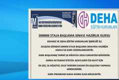Smmm Staja Başlama Sınavı Hazırlık Kursu