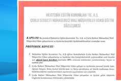 Çorlu Smmm Odası'nın Mektebim Eğitim Kurumları Tic. Aş. İle 12.07.2018 Tarihli Protokol İmzalanmıştır