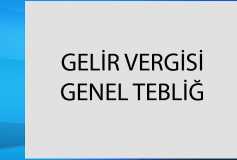 Maliye Bakanlığı (Gelir İdaresi Başkanlığı)'ndan Gelir Vergisi Genel Tebliği Seri No(304)