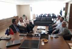 24.05.2018 Çorlu Belediye Başkani Ahmet Sarikurt Un Yönetim Kurulunun Ziyareti