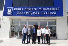 24.05.2018 Çorlu Belediye Başkani Ahmet Sarikurt Un Yönetim Kurulunun Ziyareti