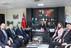 02.03.2018 Yönetim Kurulu'nun Tekirdağ Sgk İl Müdürü Fatma Derya Alan'a Ziyareti
