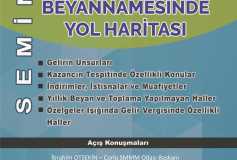 06.03.2018 Gelir Vergisi Beyannamesinde Yol Haritası Konulu Seminer