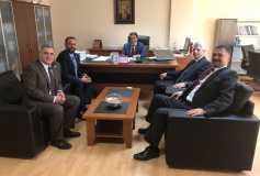 05.12.2017 Tarihinde Yönetim Kurulunun Çorlu Vergi Dairesi Müdürü Bedrettin Tepe'ye, Çorlu İhtisas Vergi Dairesi Müdürü Celil Eskici'ye, Çorlu Sgk Müdürü Hasan Türkan'a Ziyareti