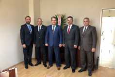 05.12.2017 Tarihinde Yönetim Kurulunun Çorlu Vergi Dairesi Müdürü Bedrettin Tepe'ye, Çorlu İhtisas Vergi Dairesi Müdürü Celil Eskici'ye, Çorlu Sgk Müdürü Hasan Türkan'a Ziyareti