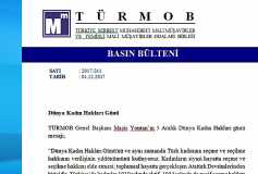 Türkmob Dünya Kadın Hakları Günü Basın Bülteni