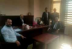 06.10.2017 Tarihinde Yönetim Kurulunun Tekirdağ Vergi Dairesi Başkanı Abdullah Coşkuner'e, Gelir İdaresi Grup Müdürleri İbrahim Koç Ve Mustafa Çelik'e Ziyareti