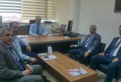 06.10.2017 Tarihinde Yönetim Kurulunun Tekirdağ Vergi Dairesi Başkanı Abdullah Coşkuner'e, Gelir İdaresi Grup Müdürleri İbrahim Koç Ve Mustafa Çelik'e Ziyareti