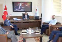 06.10.2017 Tarihinde Yönetim Kurulunun Tekirdağ Vergi Dairesi Başkanı Abdullah Coşkuner'e, Gelir İdaresi Grup Müdürleri İbrahim Koç Ve Mustafa Çelik'e Ziyareti