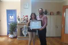 11.07.2017 Nisan Altay,cevdet Cem Sarigül Ve Nuran Karaç'a Törenle Ruhsatlari Teslim Edildi