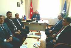 11.05.2017 Tekirdağ Vergi Dairesi Başkanı Abdullah Coşkuner, Tekirdağ Gelir İdaresi Grup Müdürü İbrahim Koç Ve Çorlu Vergi Dairesi Müdürü Bedrettin Tepe'nin Yönetim Kuruluna Ziyareti 