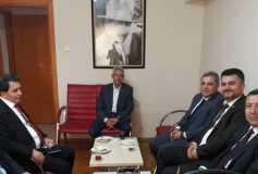 11.05.2017 Tekirdağ Vergi Dairesi Başkanı Abdullah Coşkuner, Tekirdağ Gelir İdaresi Grup Müdürü İbrahim Koç Ve Çorlu Vergi Dairesi Müdürü Bedrettin Tepe'nin Yönetim Kuruluna Ziyareti 