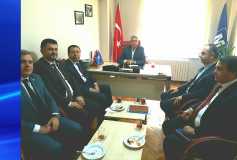11.05.2017 Tekirdağ Vergi Dairesi Başkanı Abdullah Coşkuner, Tekirdağ Gelir İdaresi Grup Müdürü İbrahim Koç Ve Çorlu Vergi Dairesi Müdürü Bedrettin Tepe'nin Yönetim Kuruluna Ziyareti 