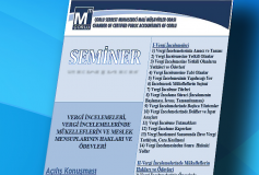 Vergi İncelemeleri, Vergi İncelemelerinde Mükelleflerin Ve Meslek Mensuplarının Hakları Ve Ödevler Semineri 