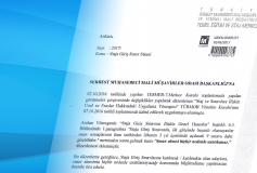 Staja Giriş Sınav Süresinin Hiçbir Nedenle Uzatılamayacağına İlişkin Düzenleme