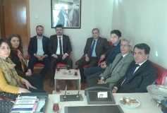 07.03.2017 Çorlu Vergi Dairesi Müdürü Bedrettin Tepe, Müdür Yardımcısı Gülperi Toraman Öksüz Ve Tahakkut Şefi Fatih Mehmet Bal'in Yönetim Kurulumuzu Ziyareti