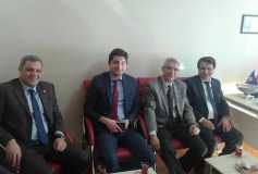 07.03.2017 Çorlu Vergi Dairesi Müdürü Bedrettin Tepe, Müdür Yardımcısı Gülperi Toraman Öksüz Ve Tahakkut Şefi Fatih Mehmet Bal'in Yönetim Kurulumuzu Ziyareti