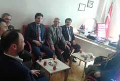 07.03.2017 Çorlu Vergi Dairesi Müdürü Bedrettin Tepe, Müdür Yardımcısı Gülperi Toraman Öksüz Ve Tahakkut Şefi Fatih Mehmet Bal'in Yönetim Kurulumuzu Ziyareti
