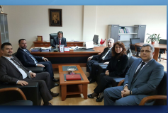 02.03.2017 Muhasebe Haftası Nedeniyle Yönetim Kurulunun Çorlu Vergi Dairesi Müdürü Bedrettin Tepe'yi Ziyareti