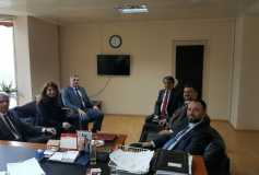 02.03.2017 Muhasebe Haftası Nedeniyle Yönetim Kurulunun Çorlu Vergi Dairesi Müdürü Bedrettin Tepe'yi Ziyareti