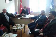 03.03.2017 Büyükşehir Belediye Başkani Kadir Albayrak Ve Çorlu Belediye Başkani Ünal Baysan'in Yönetim Kurulumuzu Ziyareti