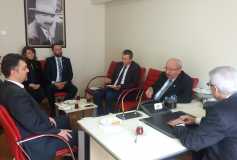 03.03.2017 Büyükşehir Belediye Başkani Kadir Albayrak Ve Çorlu Belediye Başkani Ünal Baysan'in Yönetim Kurulumuzu Ziyareti