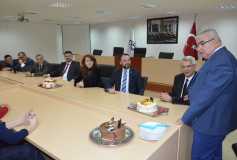 01.03.2017 Muhasebe Haftası Nedeniyle Yönetim Kurulunun Çorlu Belediye Başkanı Sn. Ünal Baysan'a Ziyareti