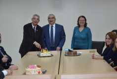 01.03.2017 Muhasebe Haftası Nedeniyle Yönetim Kurulunun Çorlu Belediye Başkanı Sn. Ünal Baysan'a Ziyareti