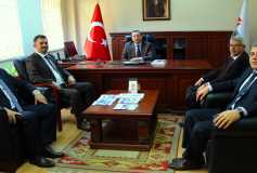 01.03.2017 Muhasebe Haftası Nedeniyle Yönetim Kurulunun Tekirdağ Vergi Dairesi Başkanı Abdullah Coşkuner'i Ziyareti
