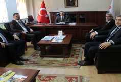 01.03.2017 Muhasebe Haftası Nedeniyle Yönetim Kurulunun Tekirdağ Vergi Dairesi Başkanı Abdullah Coşkuner'i Ziyareti